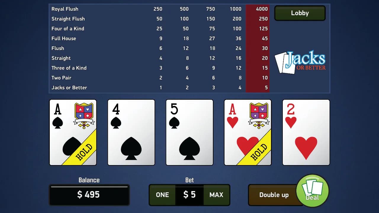 Jacks or Better - Video Poker görsel 4
