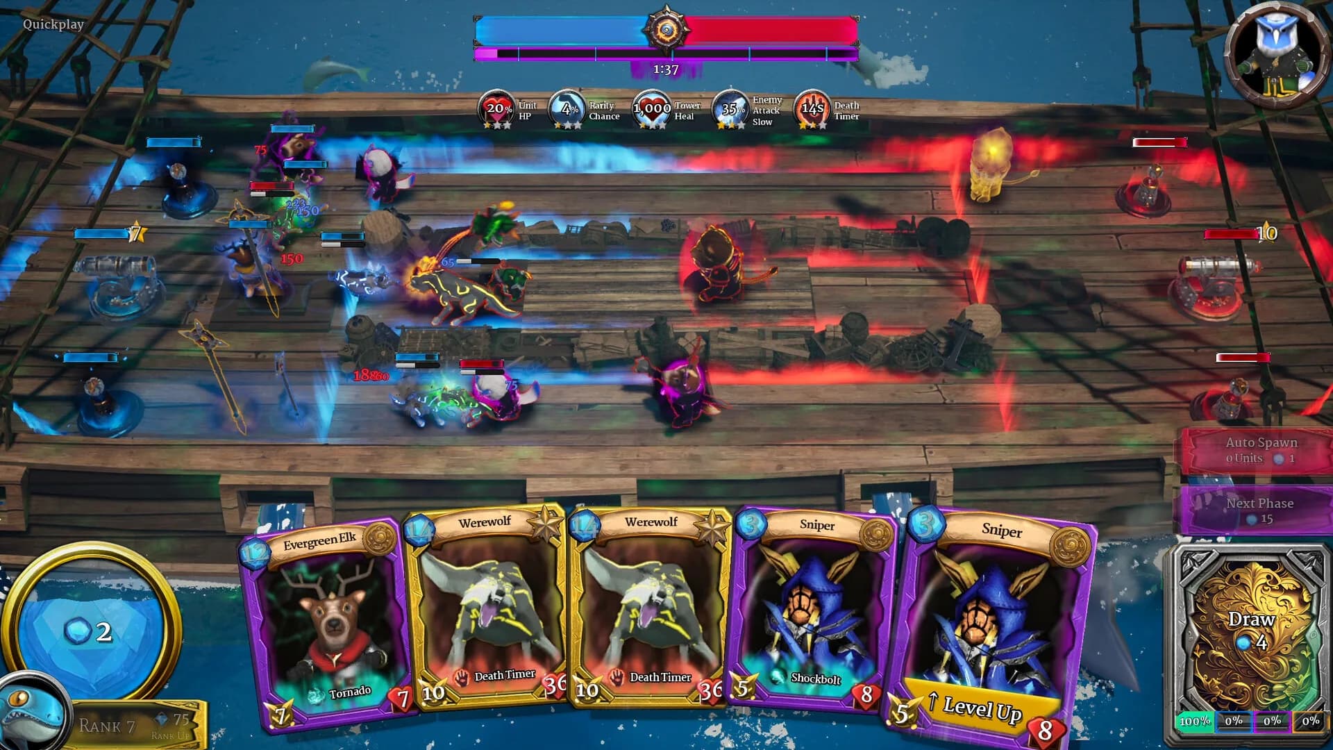 Battle Waves: Card Tactics görsel 5