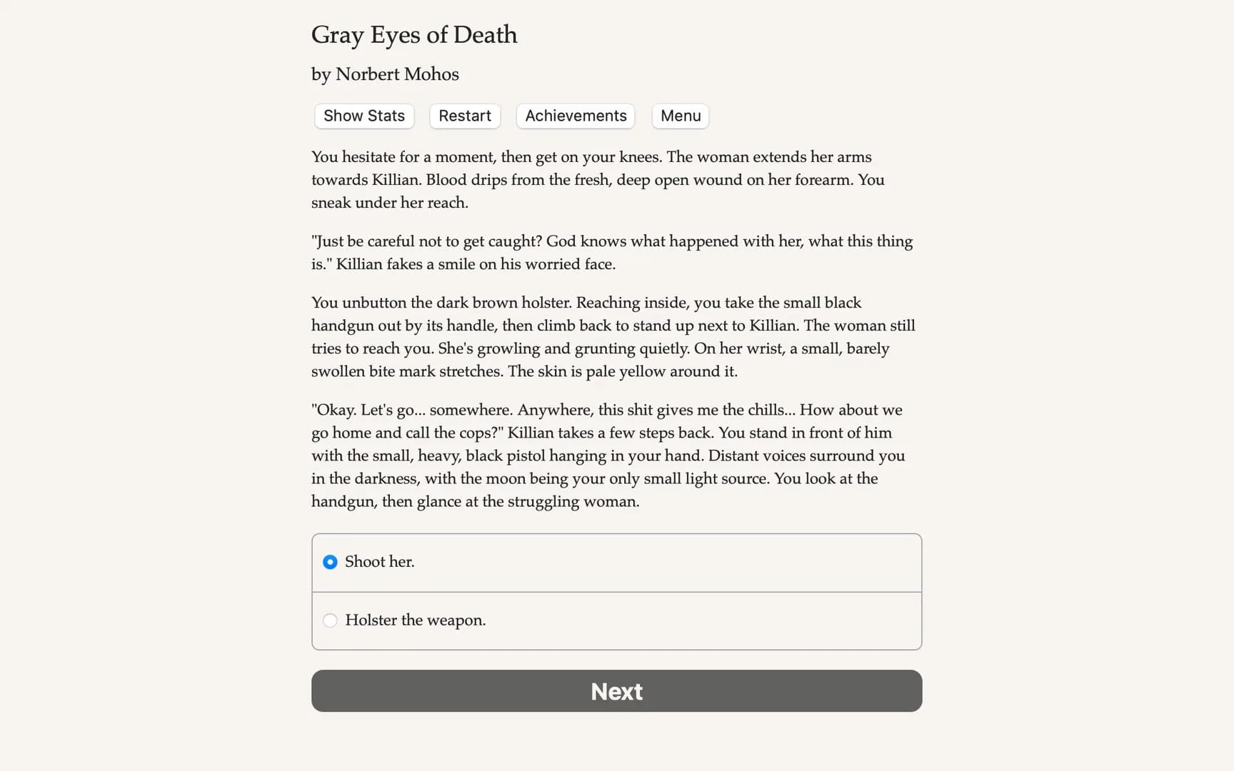 Gray Eyes of Death görsel 2