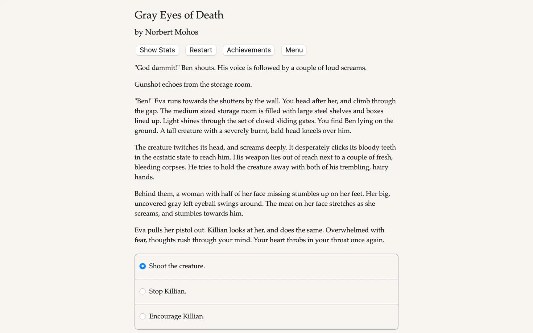 Gray Eyes of Death görsel 3