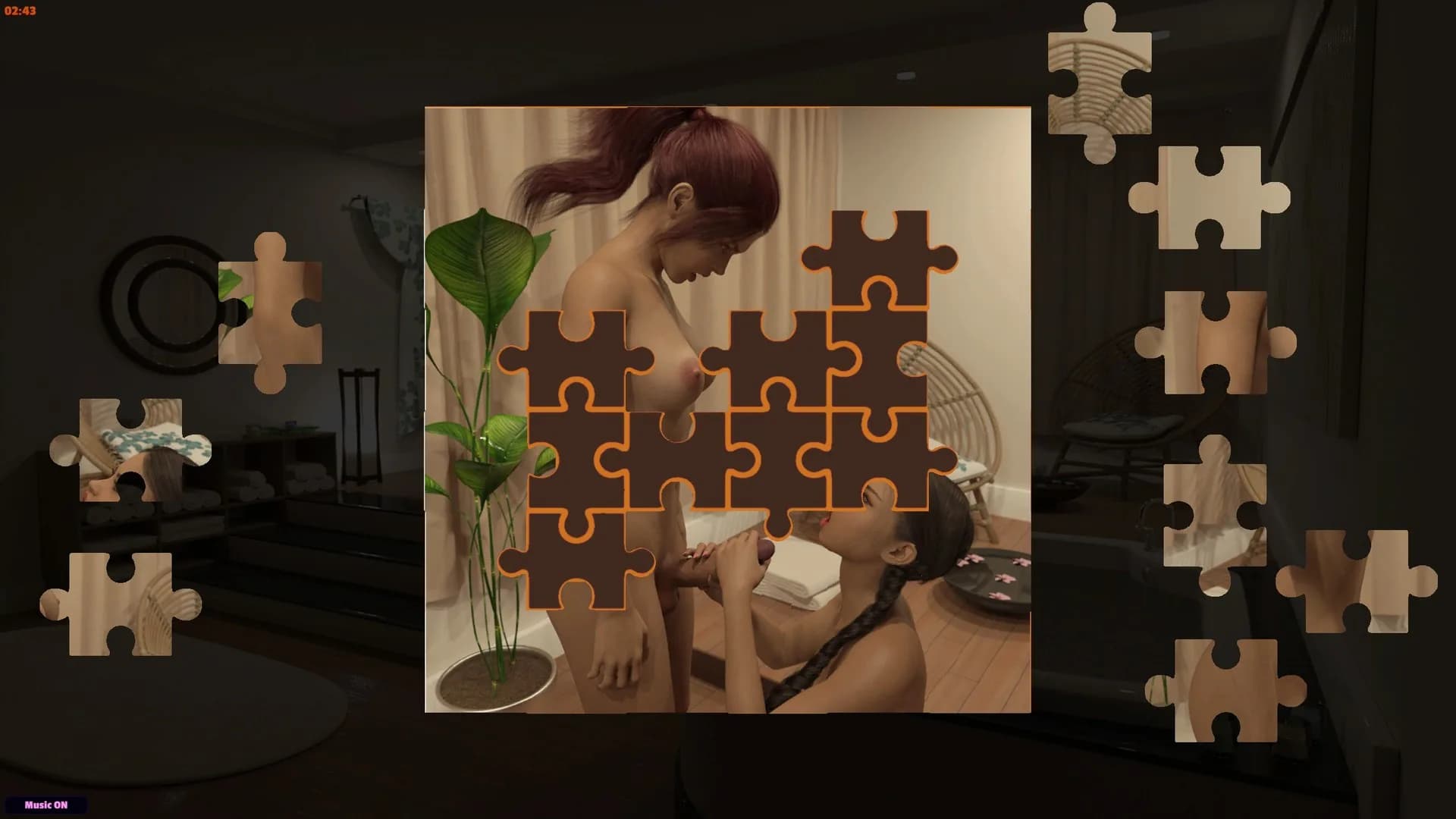 Jigsaw Puzzle - Futanari Massage görsel 3