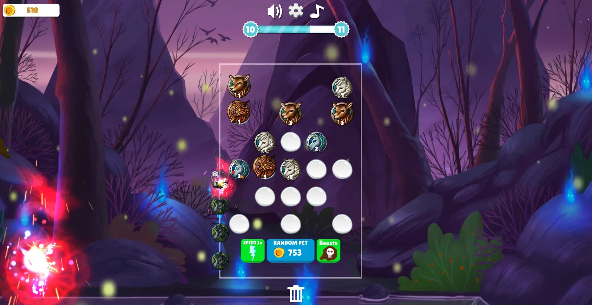 Merge Beasts - Defense Game görsel 2