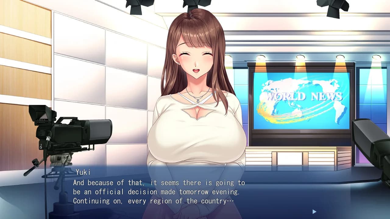The Invisible Man's Stealth NTR: Convincing and Inseminating the New Announcer with an Invisible Boner görsel 2