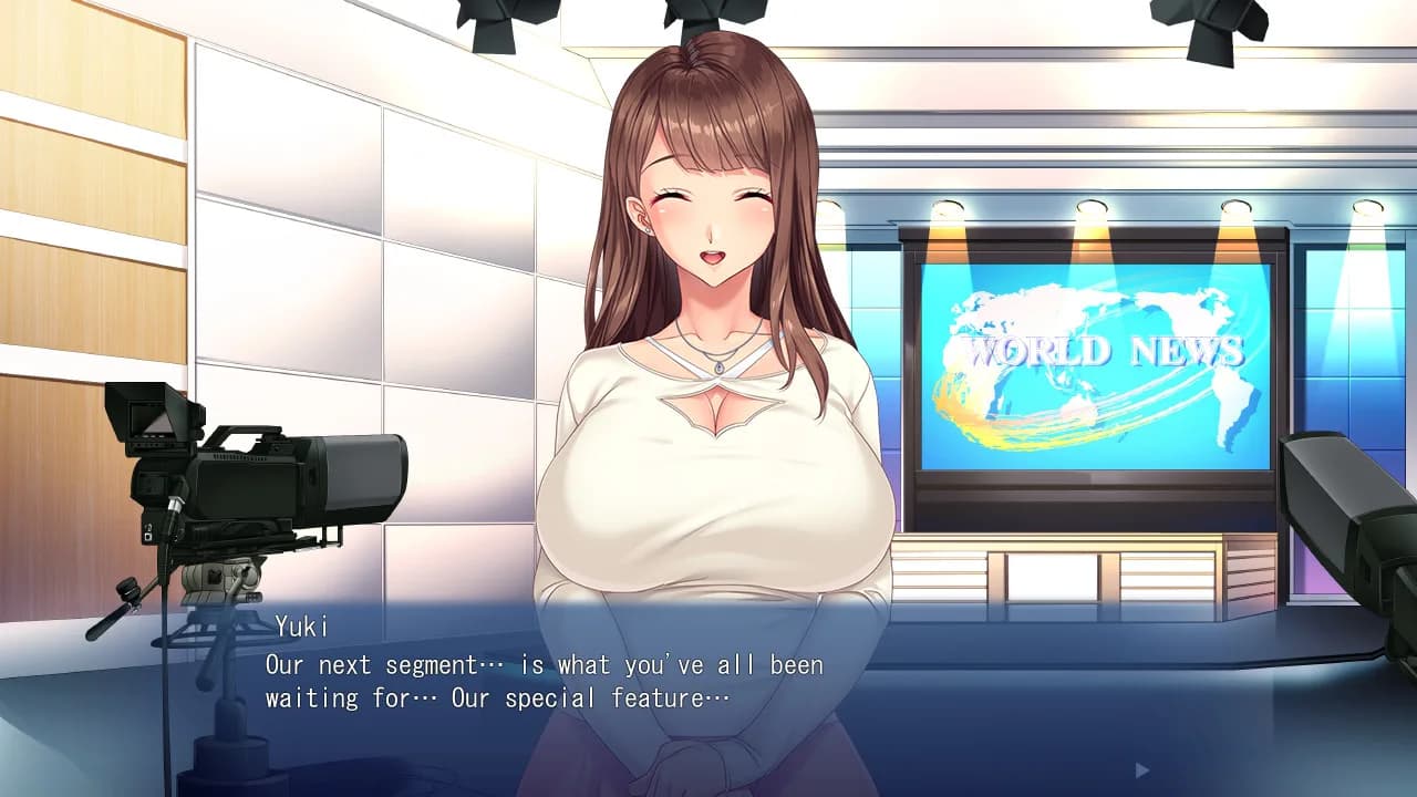 The Invisible Man's Stealth NTR: Convincing and Inseminating the New Announcer with an Invisible Boner görsel 5
