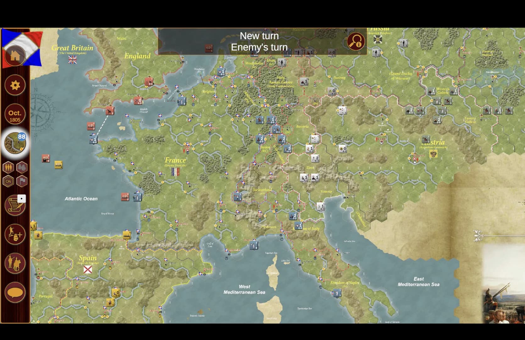 Napoleon's Eagles: Game of the Napoleonic Wars görsel 2