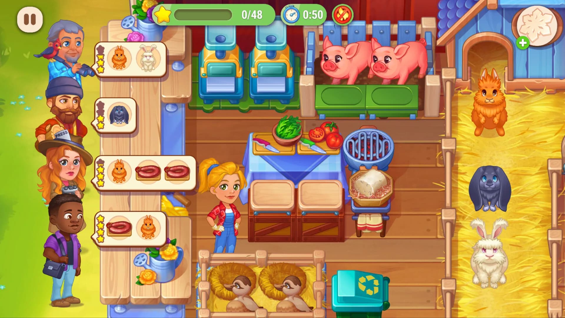 Farming Fever - Pizza and Burger Cooking game görsel 7