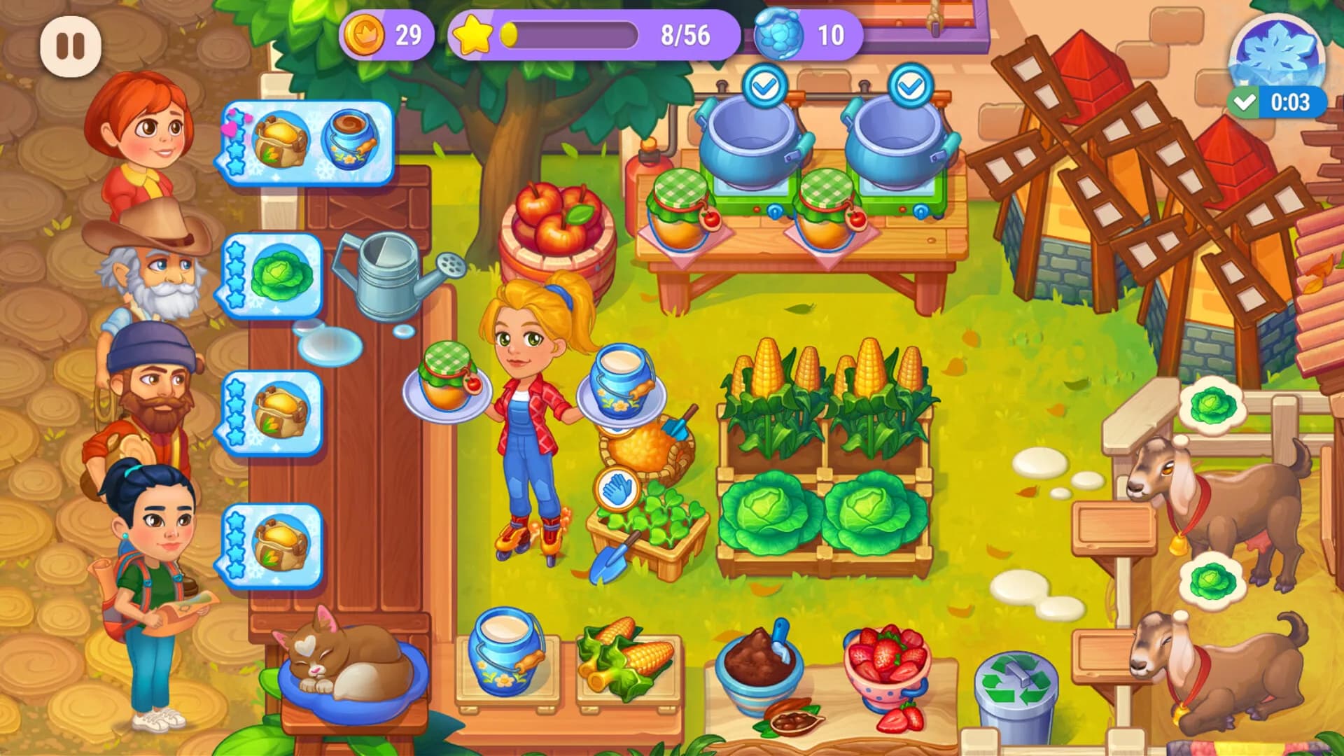 Farming Fever - Pizza and Burger Cooking game görsel 8