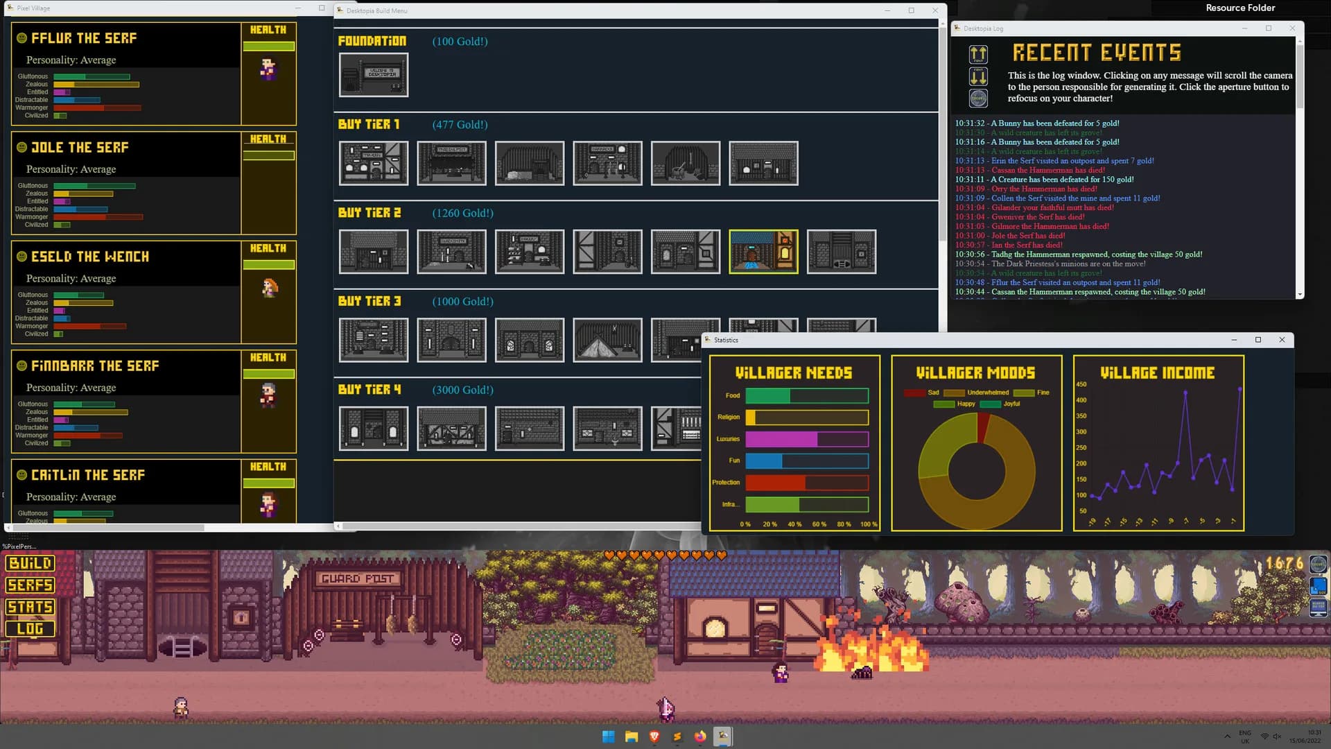 Desktopia: A Desktop Village Simulator görsel 2