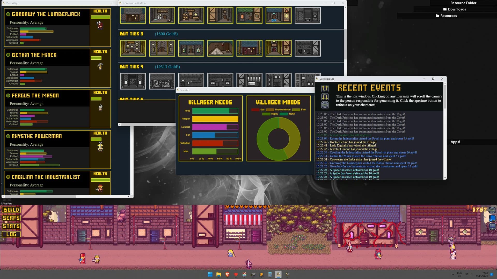Desktopia: A Desktop Village Simulator görsel 13