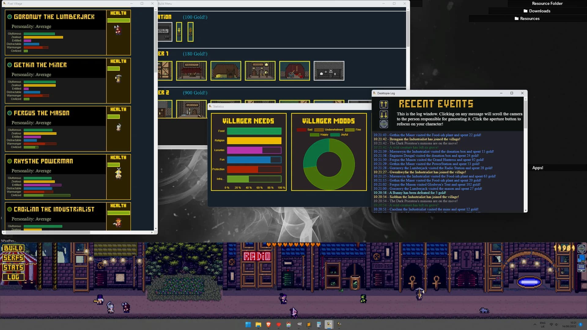 Desktopia: A Desktop Village Simulator görsel 17