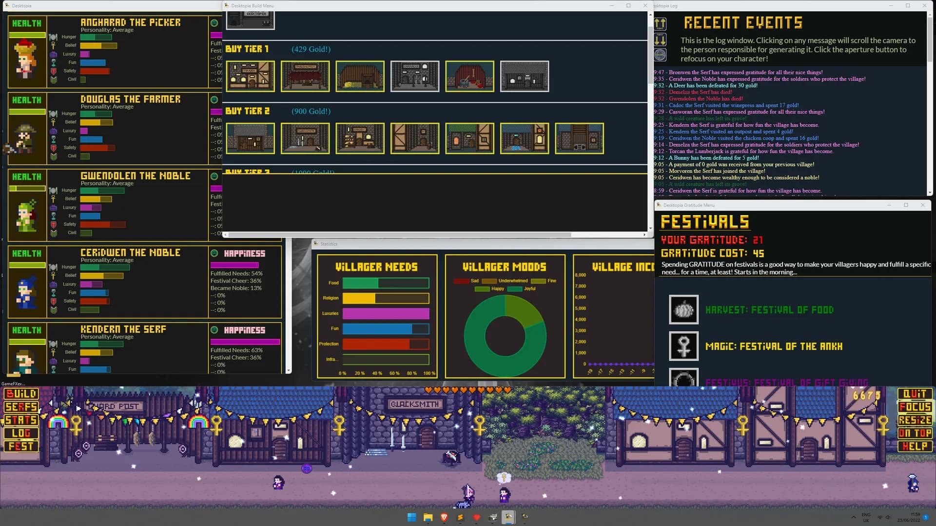 Desktopia: A Desktop Village Simulator görsel 5