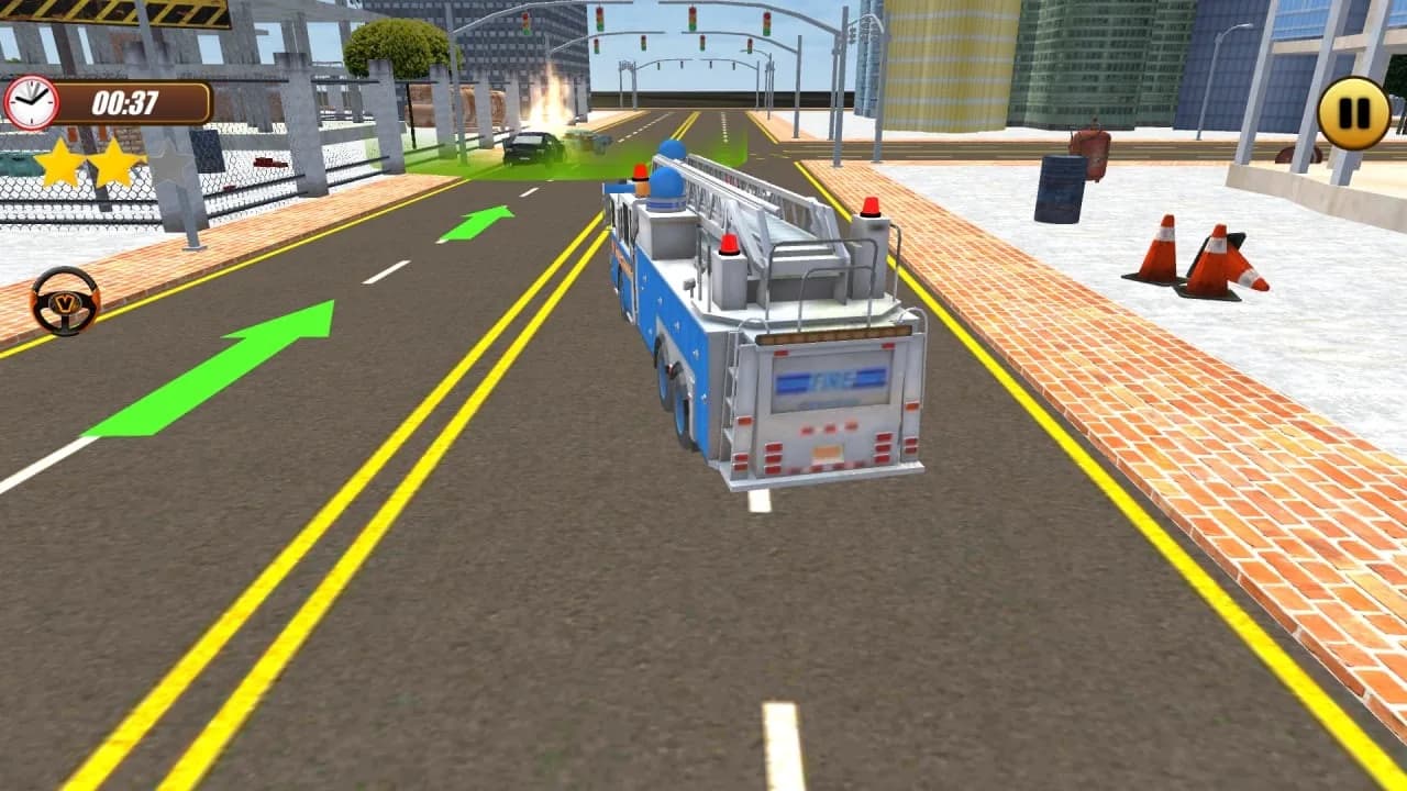 Fire Truck Simulator görsel 4