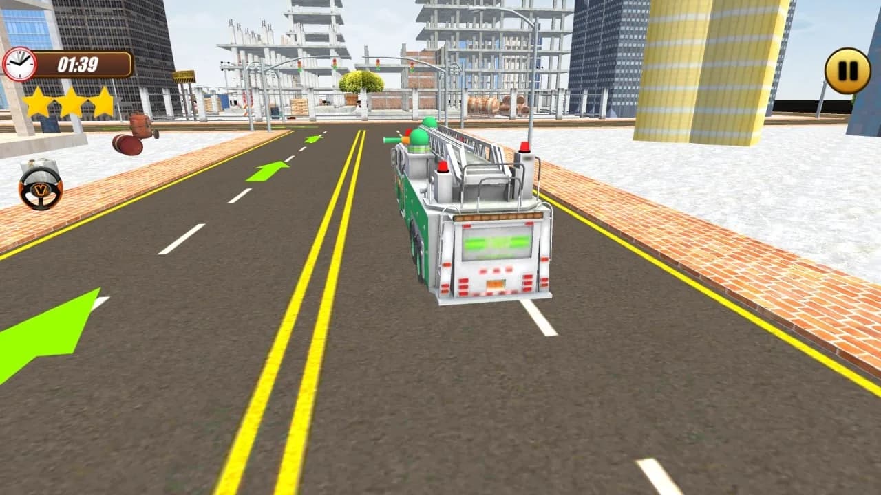 Fire Truck Simulator görsel 6