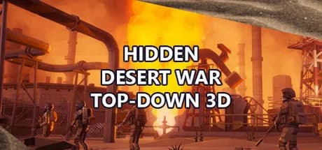 Hidden Desert War Top-Down 3D görsel 1
