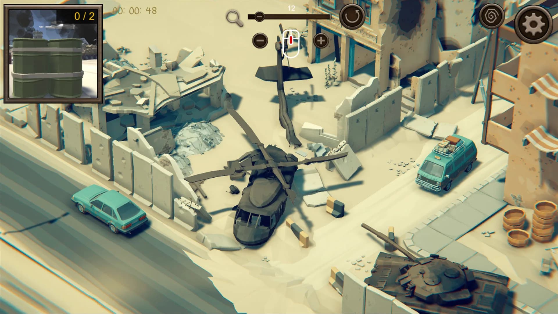 Hidden Desert War Top-Down 3D görsel 2