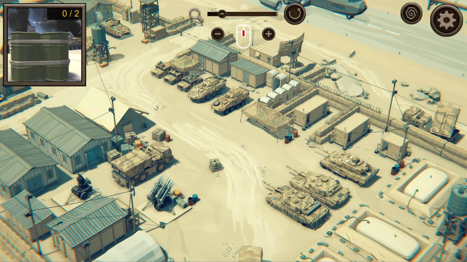 Hidden Desert War Top-Down 3D görsel 4