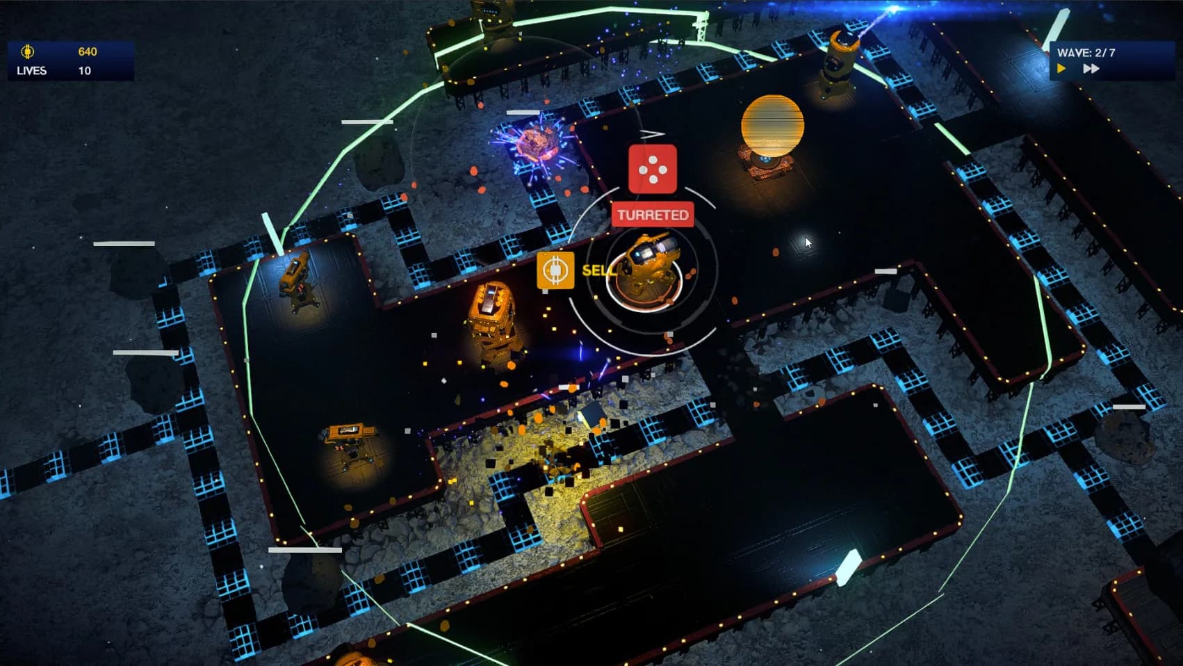 Space gold rush TD görsel 2