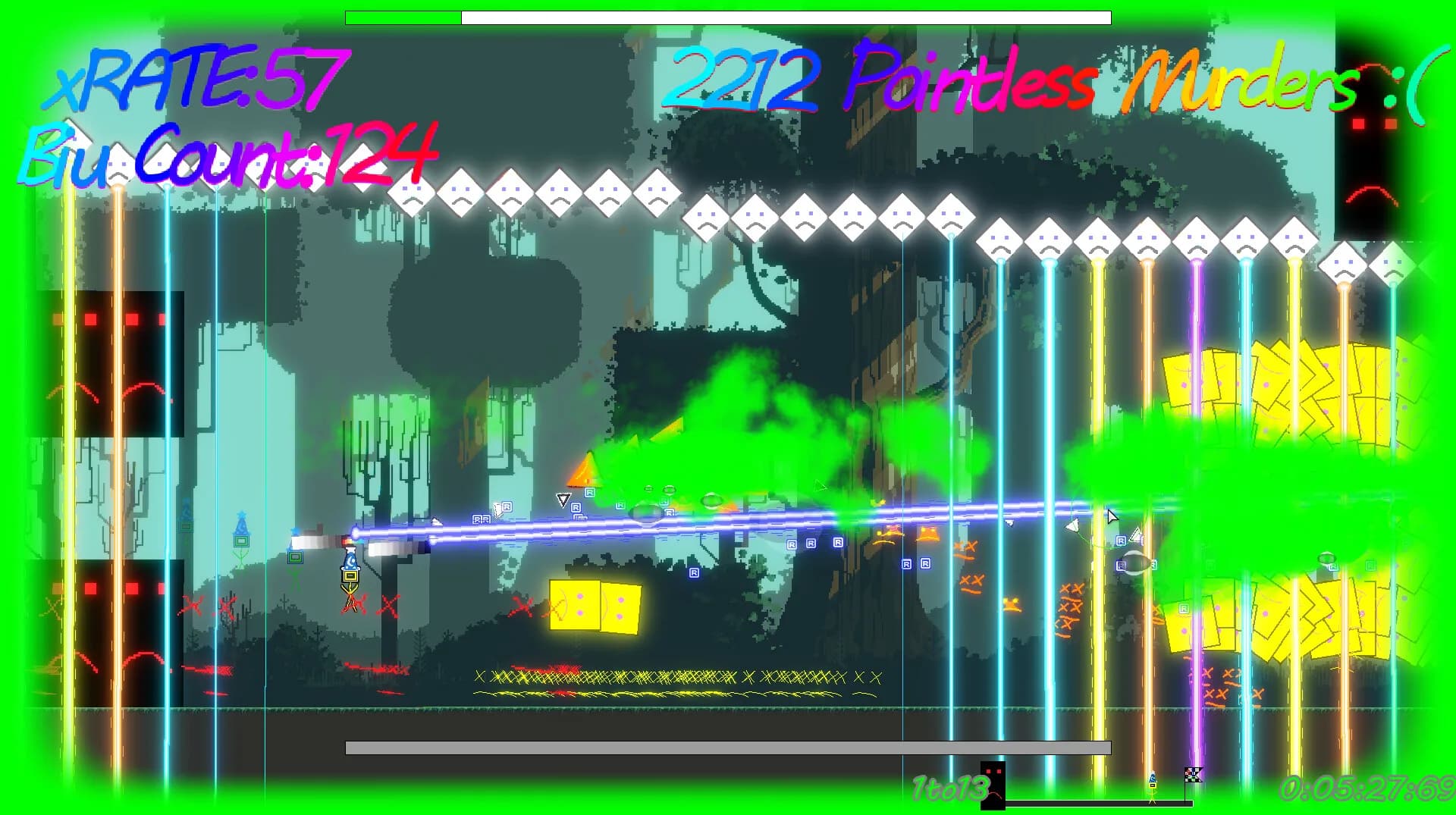 A2C:Ayry seems to be playtesting a 2D runner shooter from Cci görsel 7
