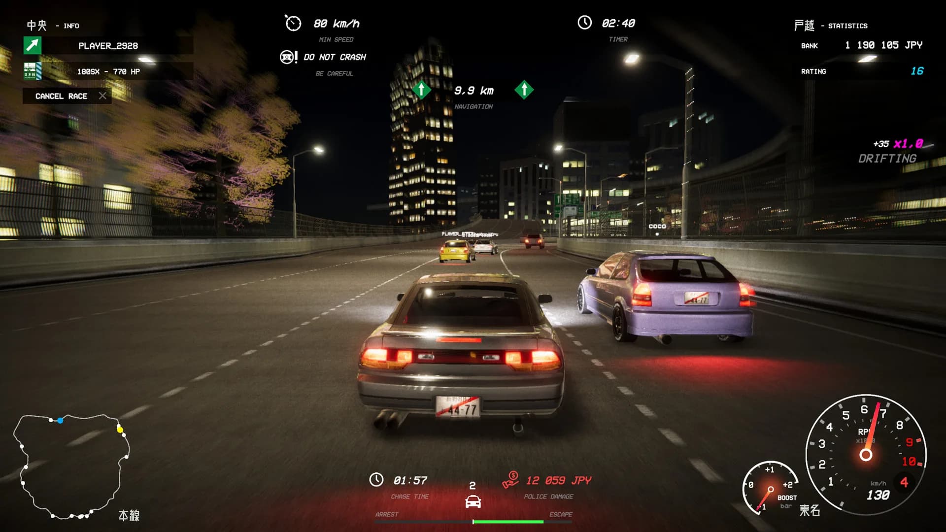 Kanjozoku Game レーサー Online Street Racing & Drift görsel 10