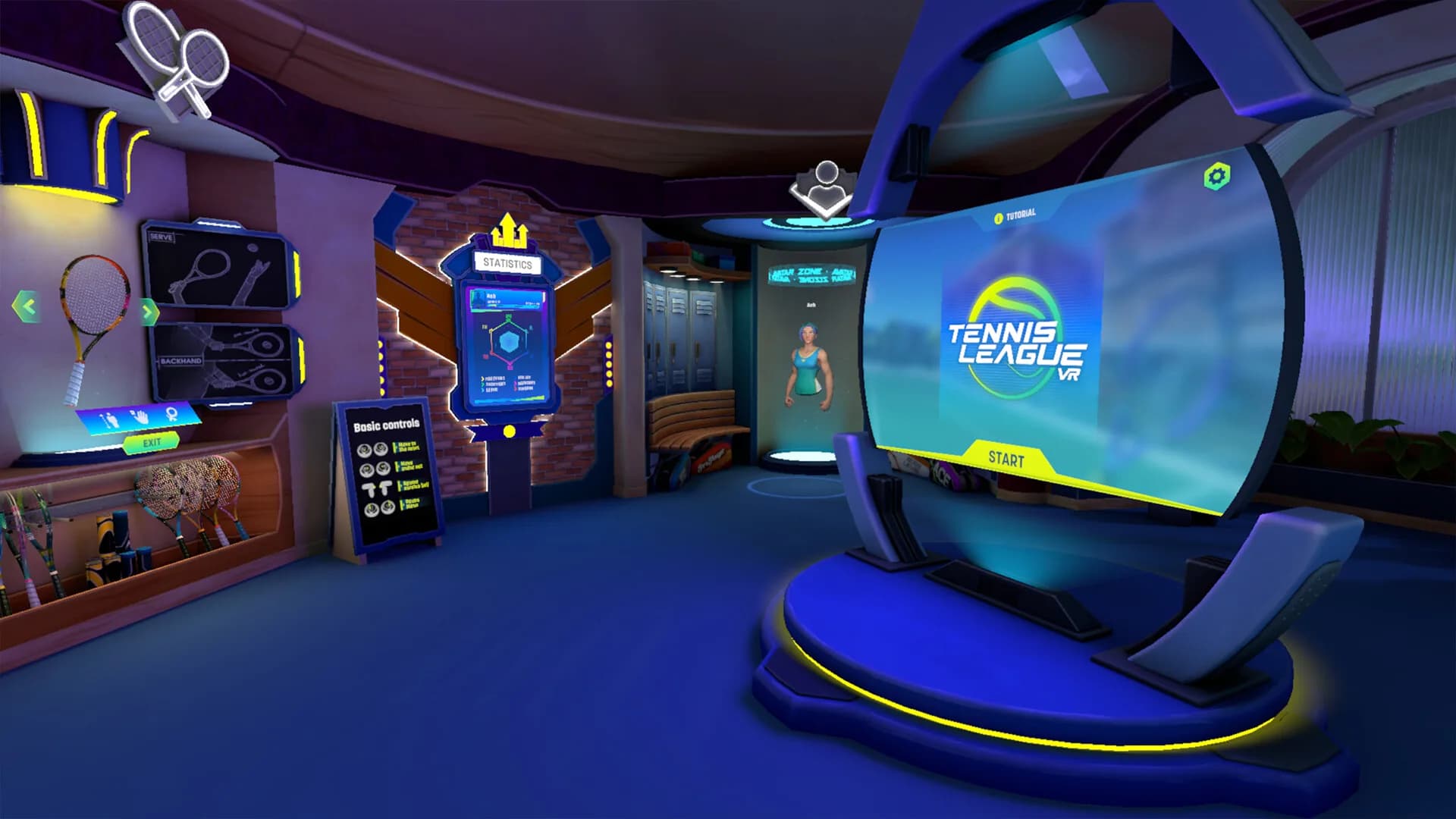 Tennis League VR görsel 6
