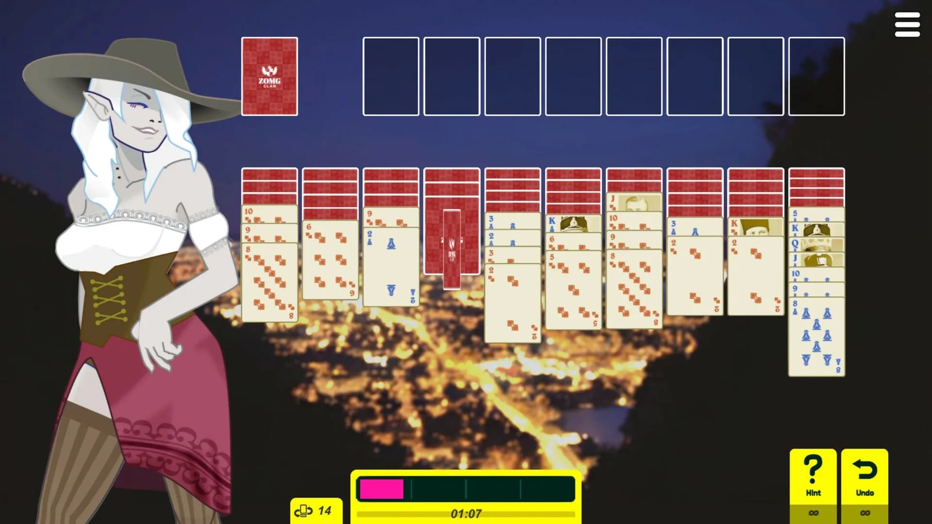 Waifu Klondike Solitaire görsel 4