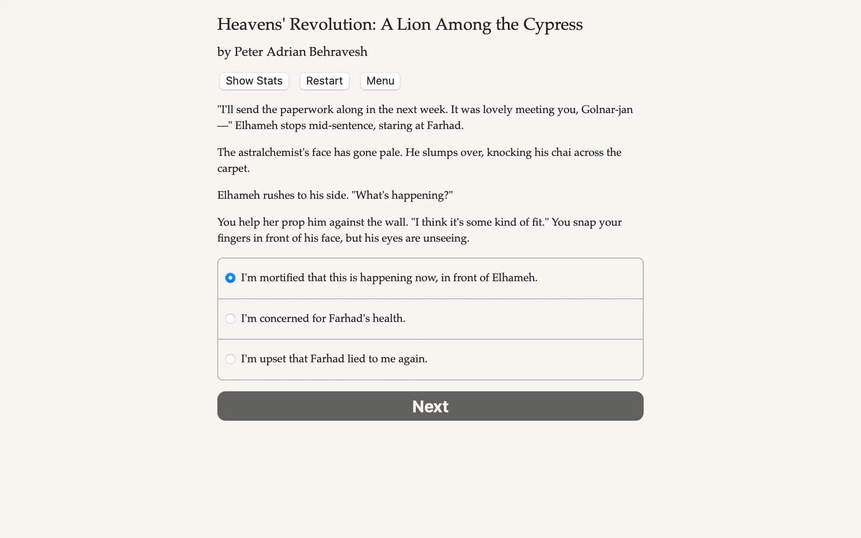 Heavens' Revolution: A Lion Among the Cypress görsel 3