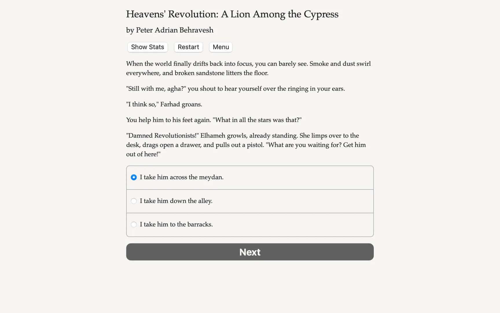 Heavens' Revolution: A Lion Among the Cypress görsel 5