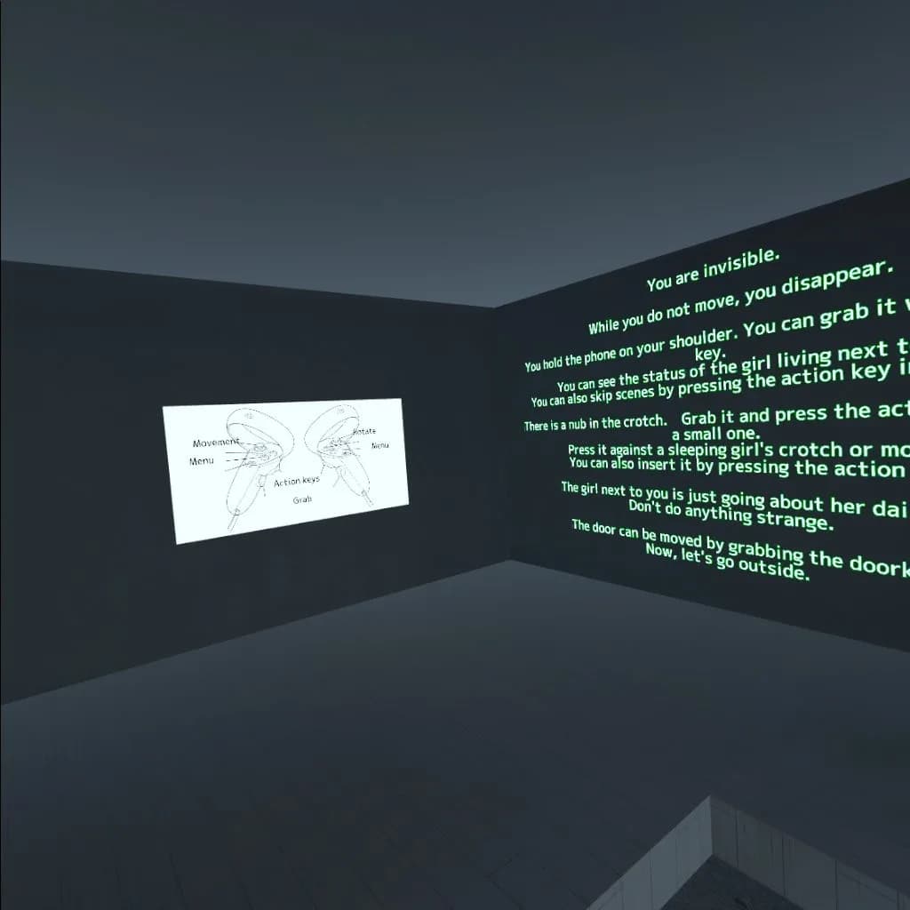 Invisible Man VR In Eleanor's room görsel 6