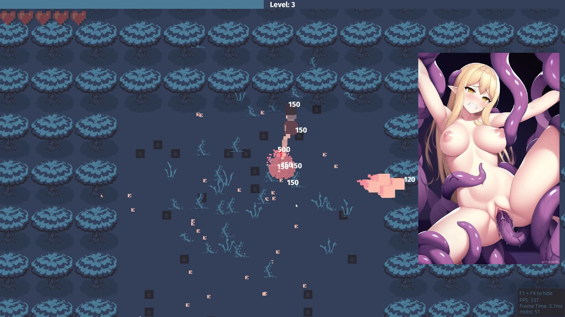 Hentai Tentacle Survivors görsel 3