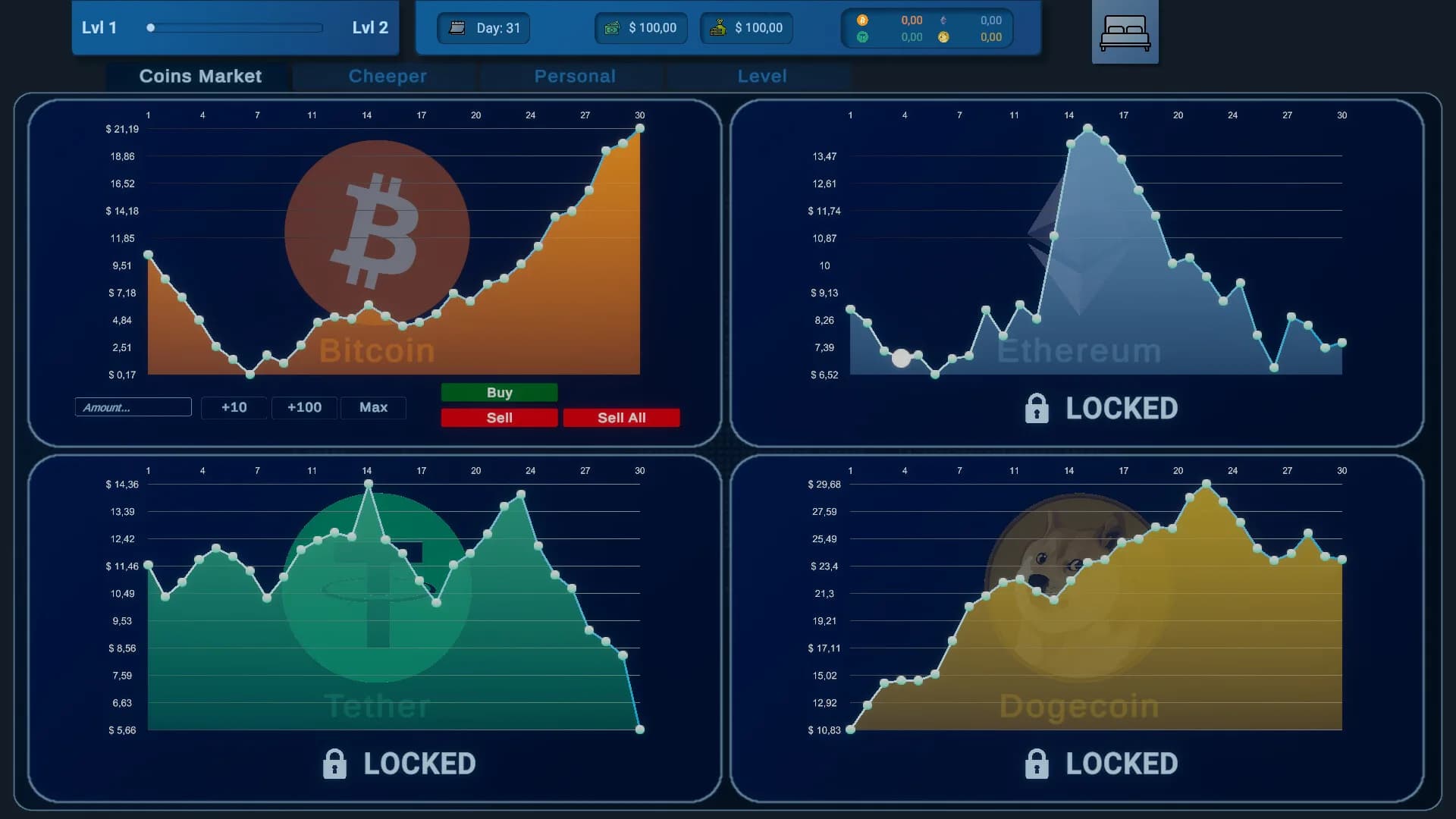 Coin Trader Simulator görsel 4