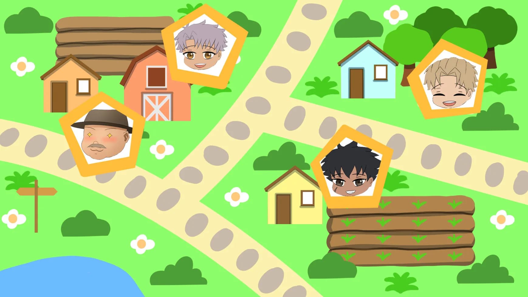 Odd Guy Meets Odd Farmers - Comedy Boys Love (BL) Visual Novel görsel 5