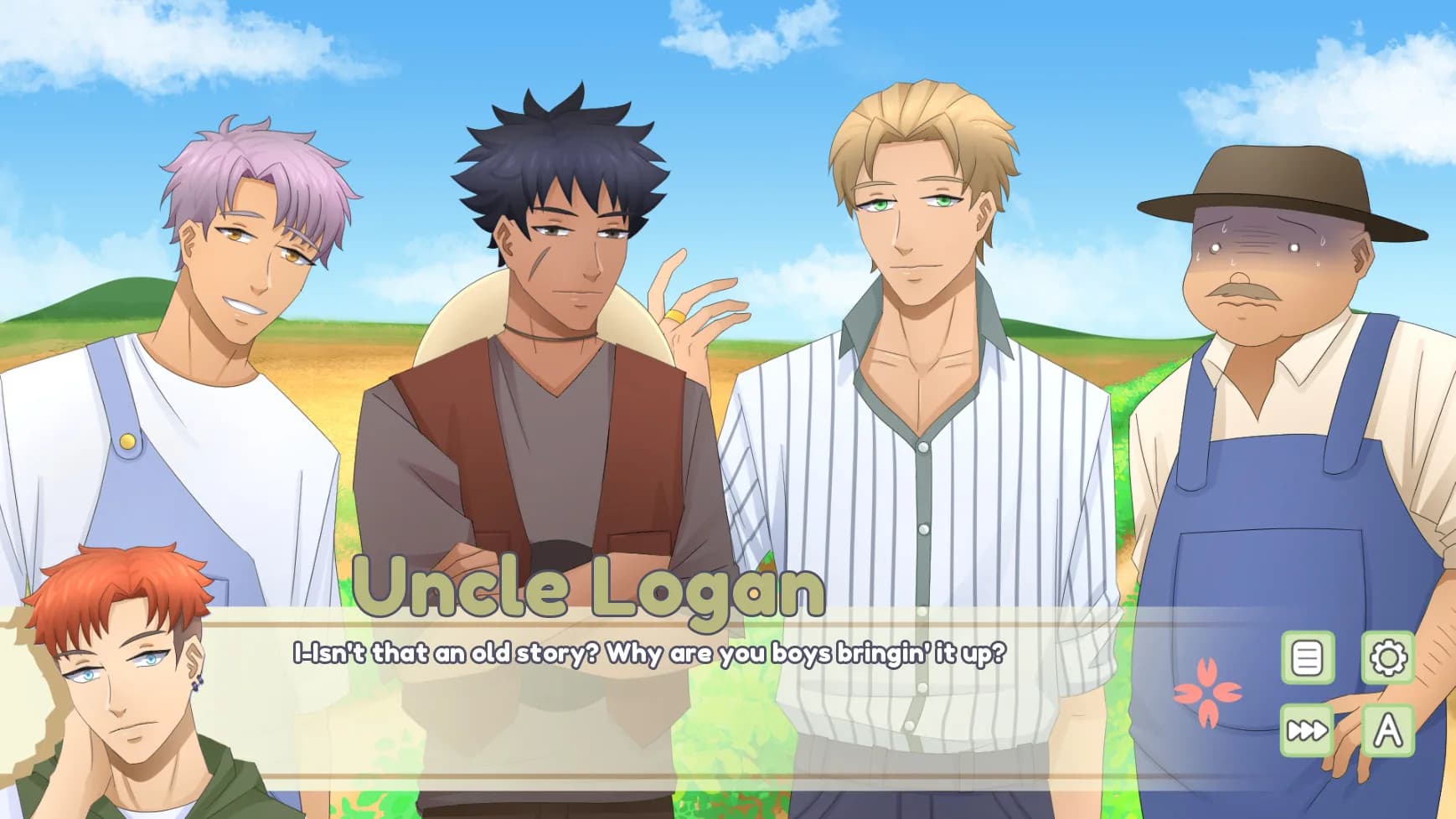 Odd Guy Meets Odd Farmers - Comedy Boys Love (BL) Visual Novel görsel 7