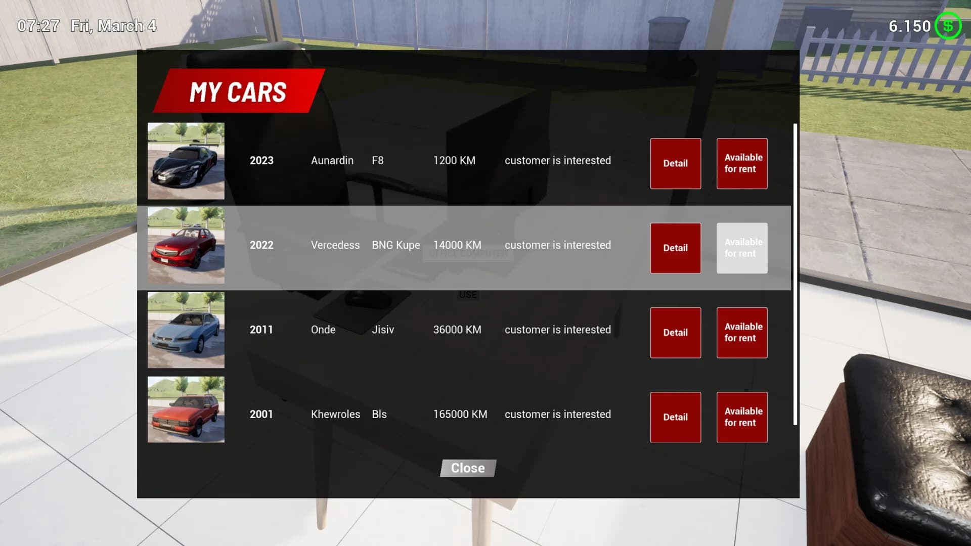 Rent A Car Simulator 24 görsel 3