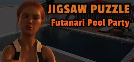 Jigsaw Puzzle - Futanari Pool Party görsel 1