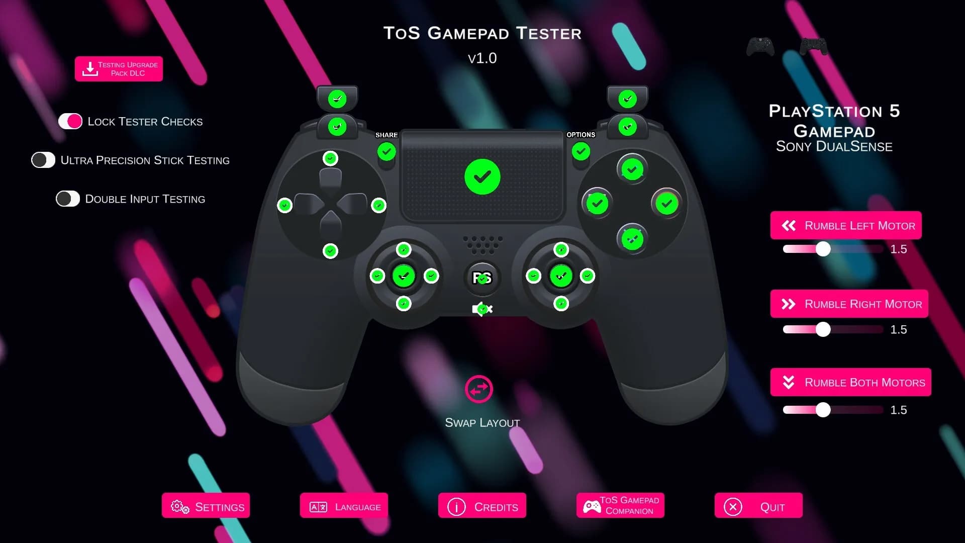 ToS Gamepad Tester görsel 3