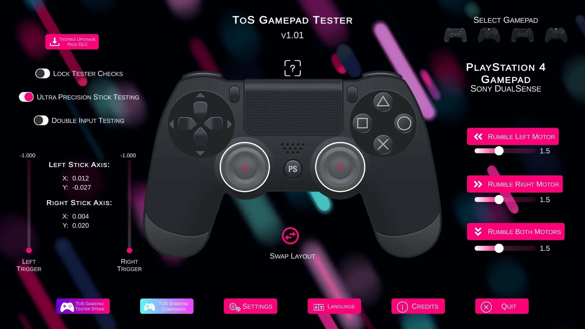ToS Gamepad Tester görsel 4