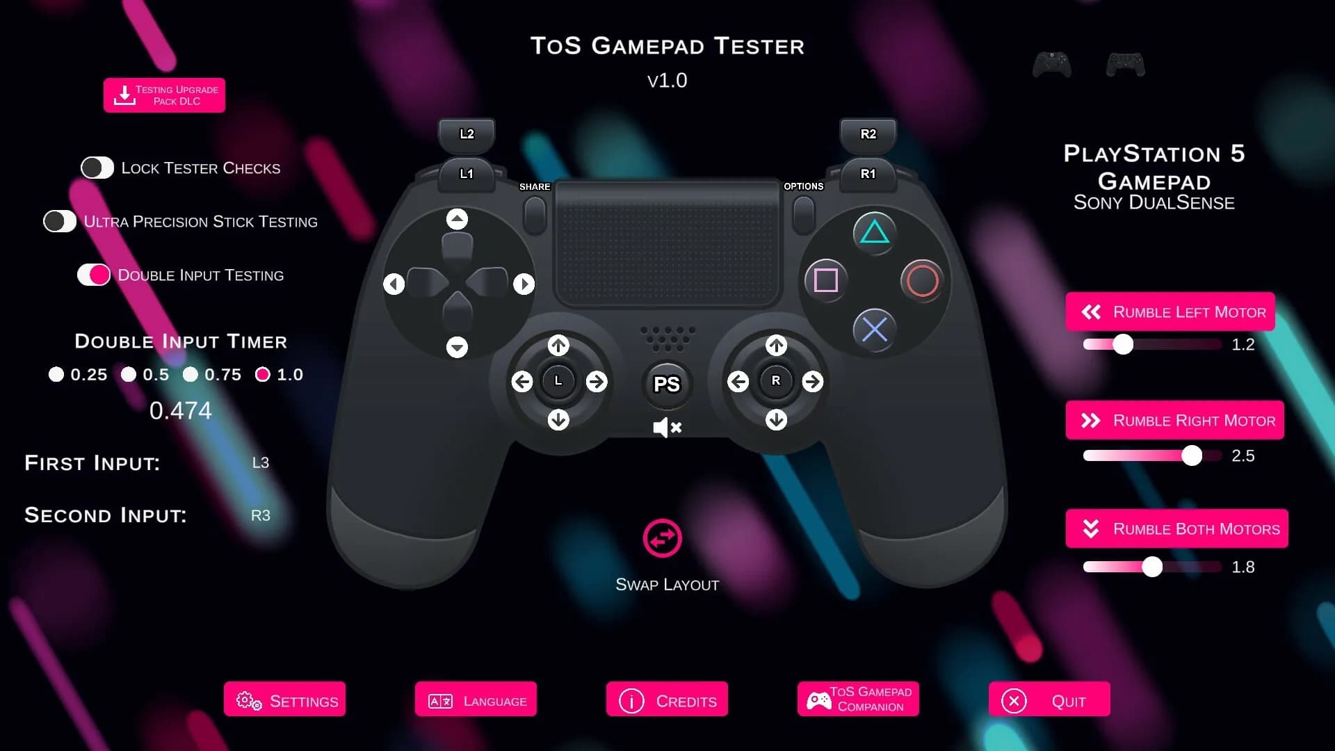 ToS Gamepad Tester görsel 6