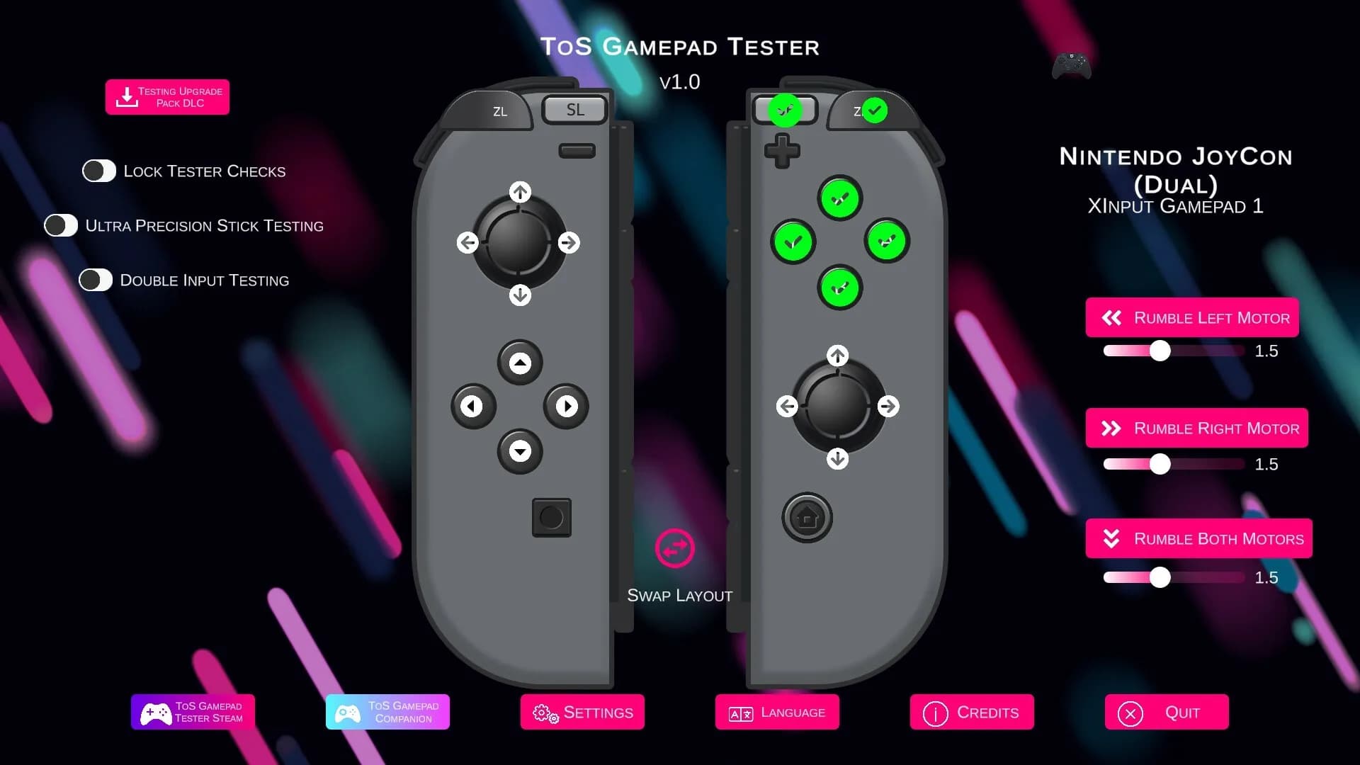ToS Gamepad Tester görsel 7