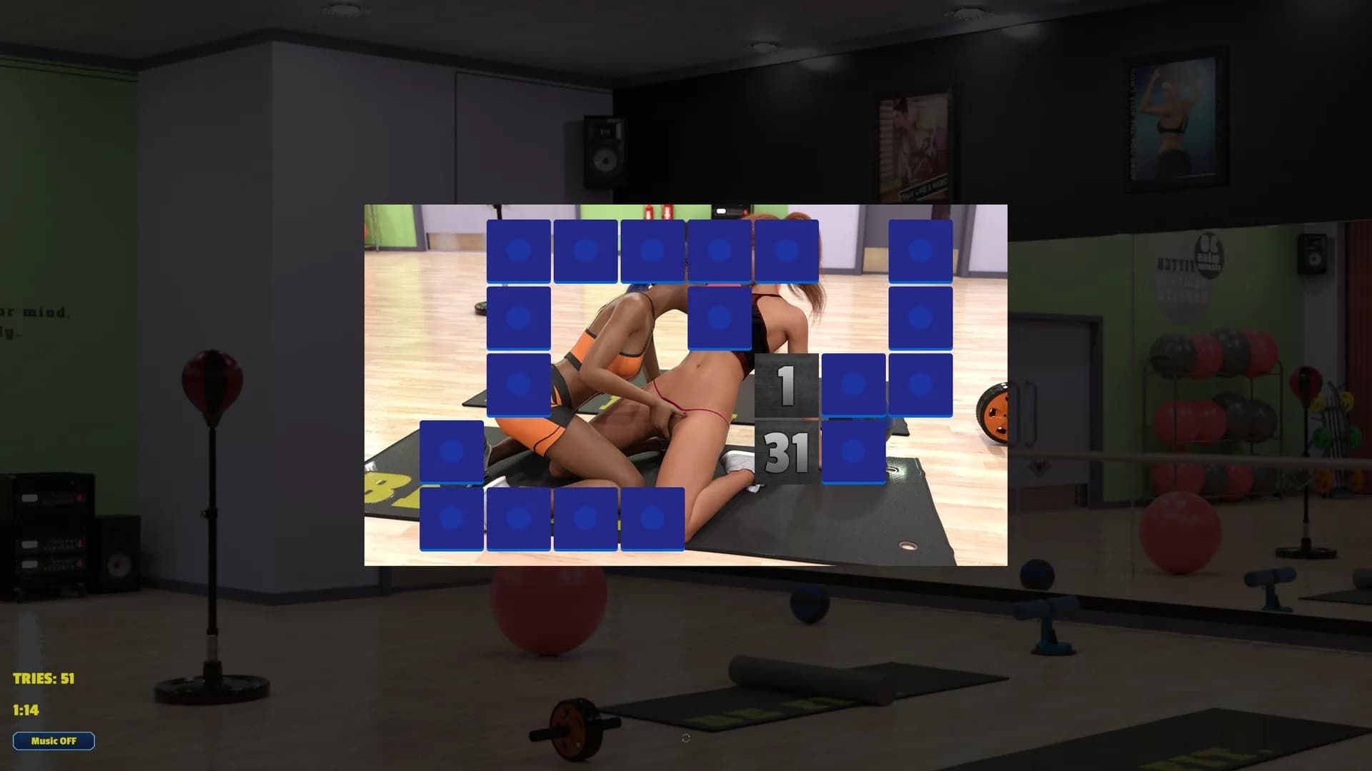 Memory Puzzle - Futanari Gym görsel 3