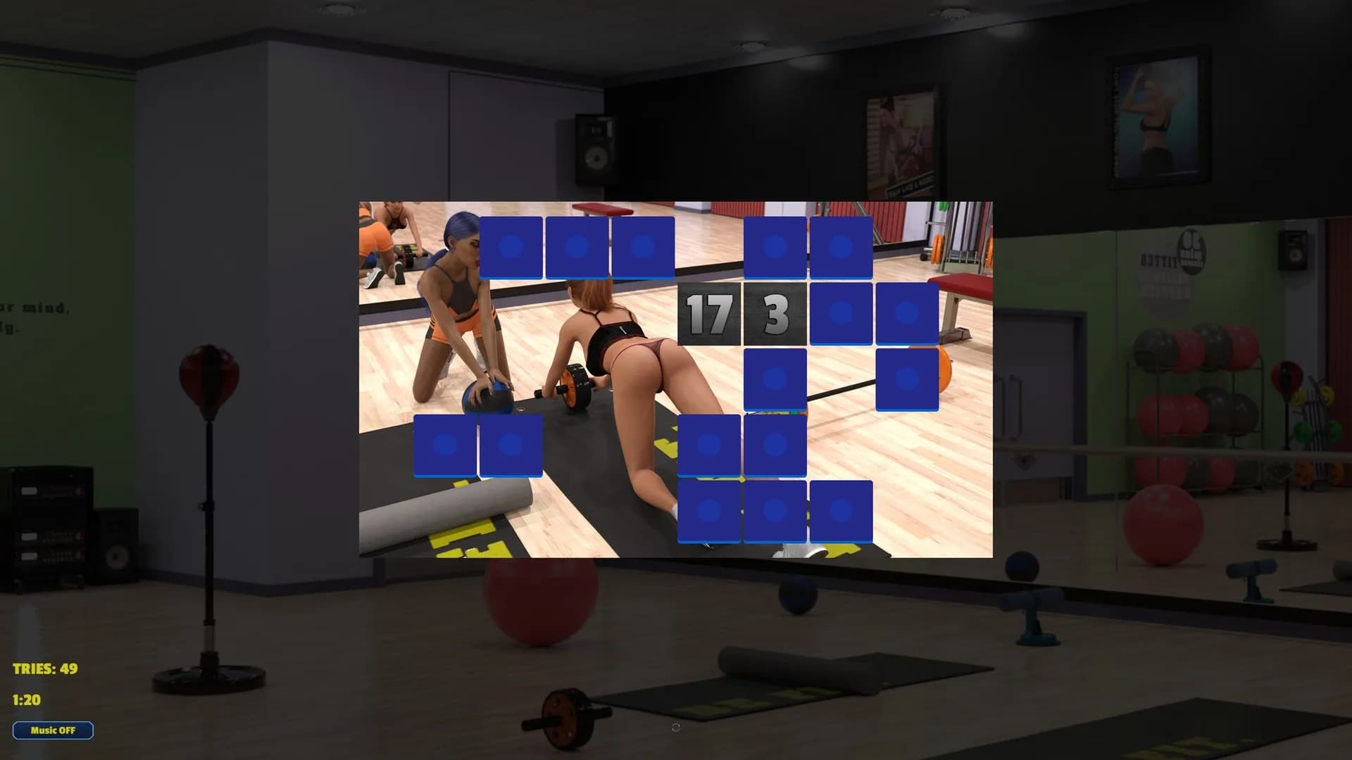 Memory Puzzle - Futanari Gym görsel 6