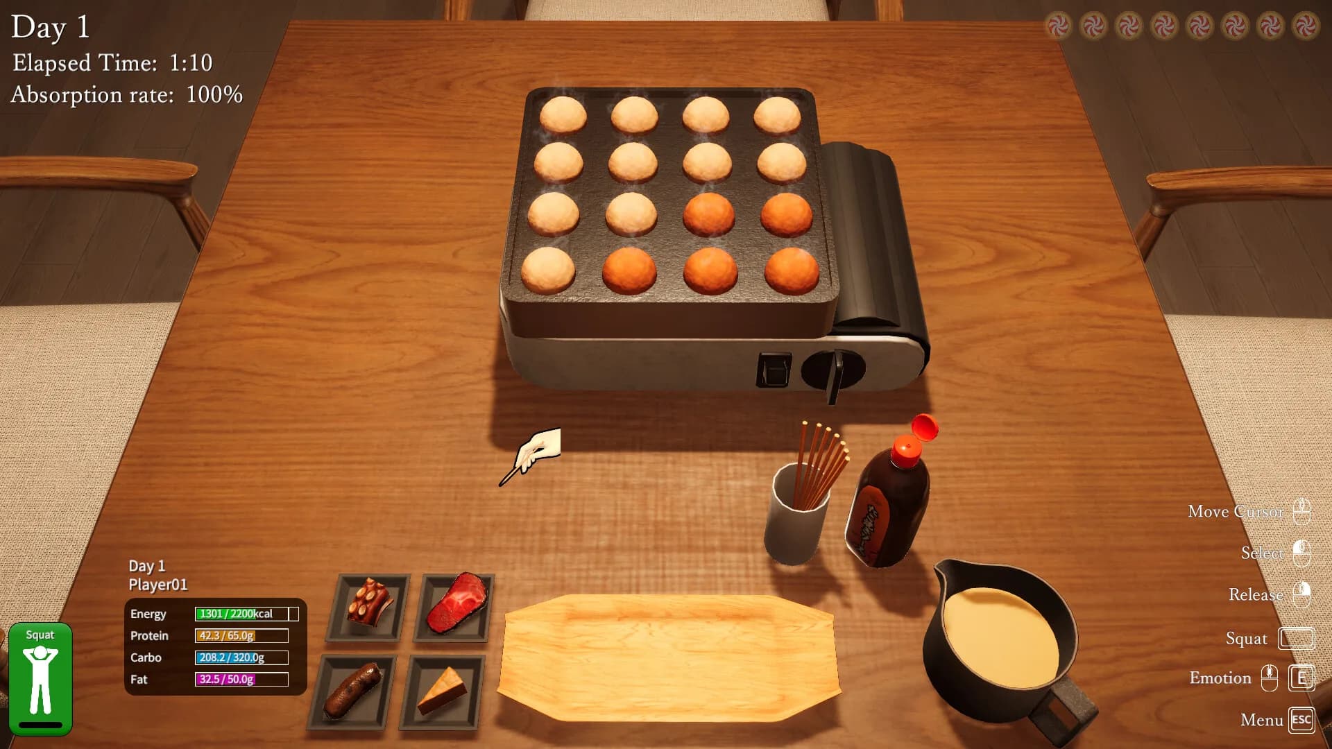 Takoyaki Party Survival görsel 5
