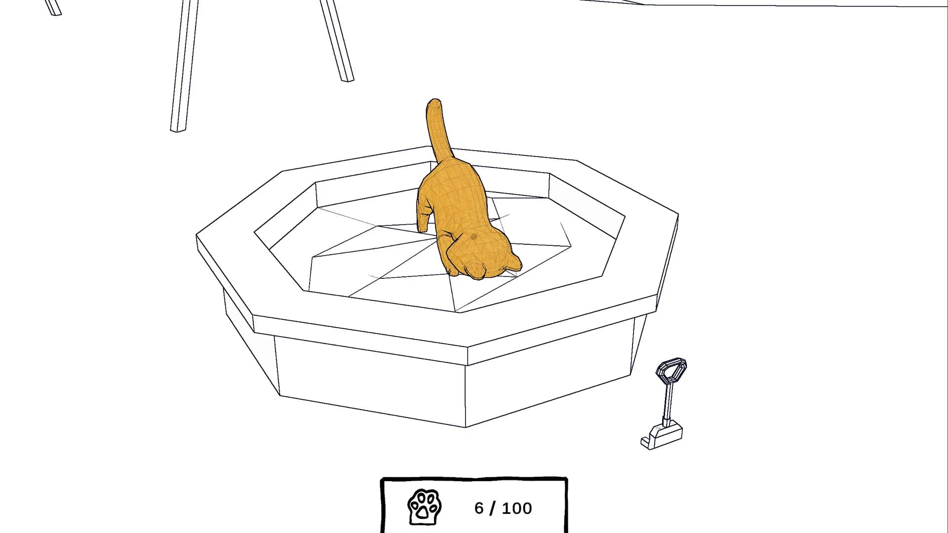 Cats Hiding in 3D görsel 3