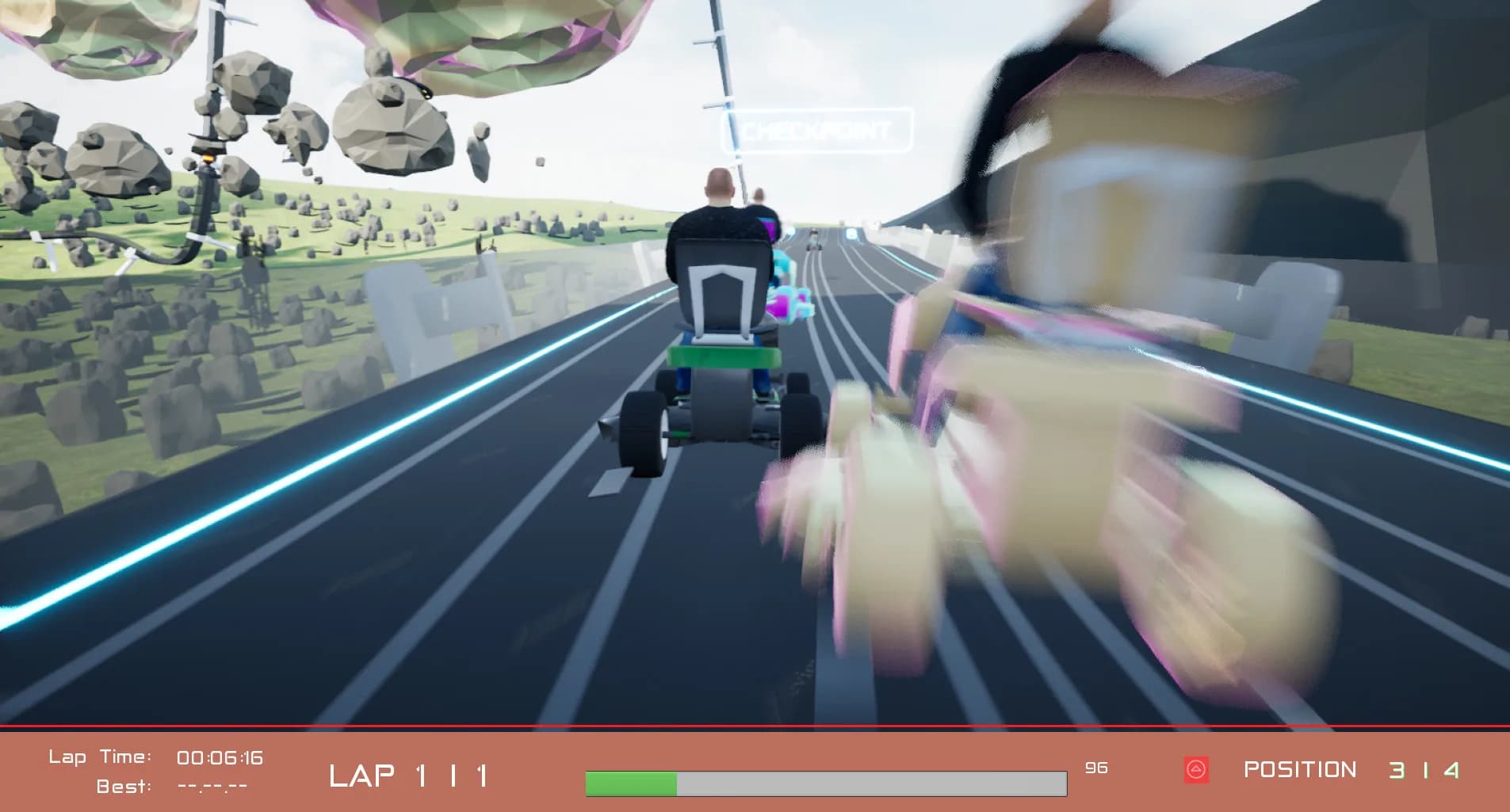 Lawnmower Game: Space Race görsel 7