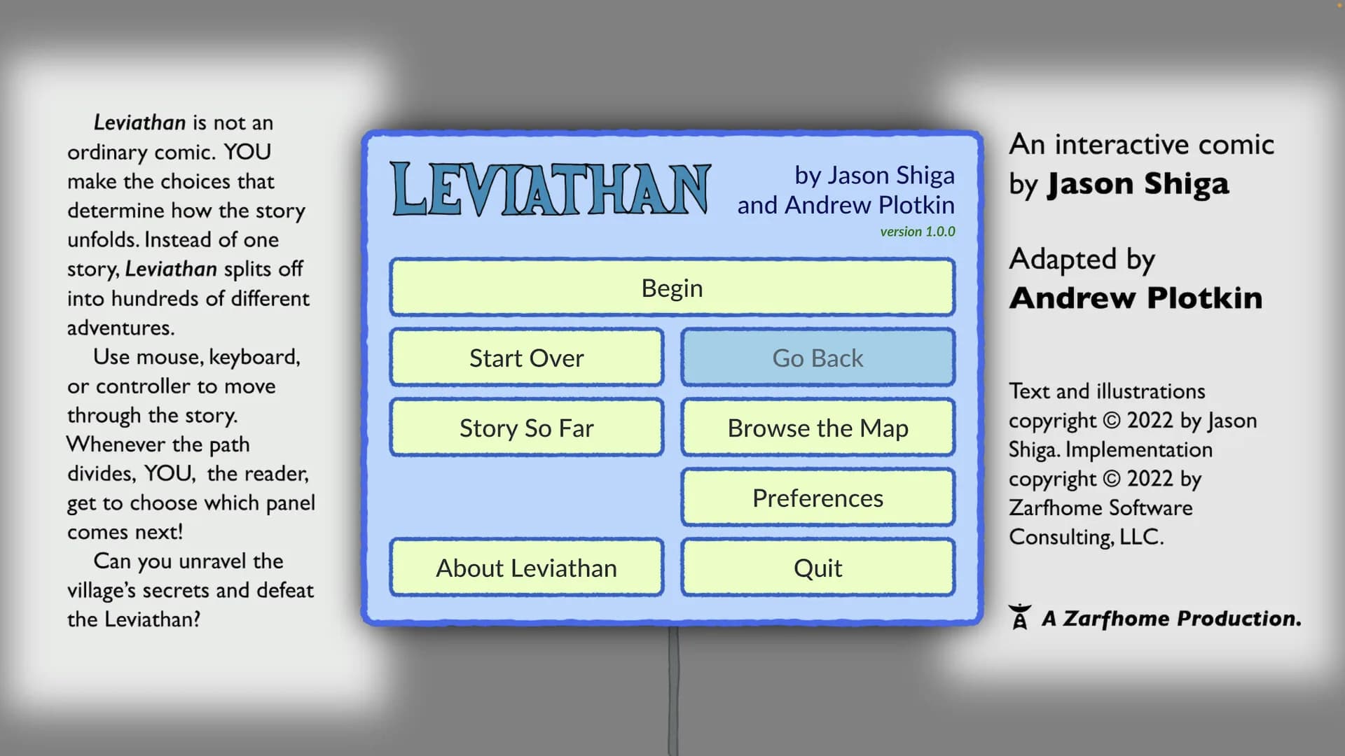 Leviathan: An Interactive Comic Book görsel 8