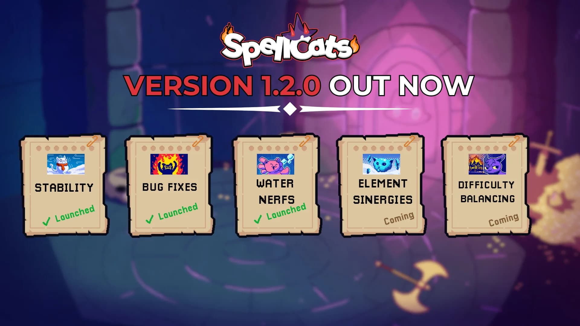 Spellcats: Auto Card Tactics görsel 3
