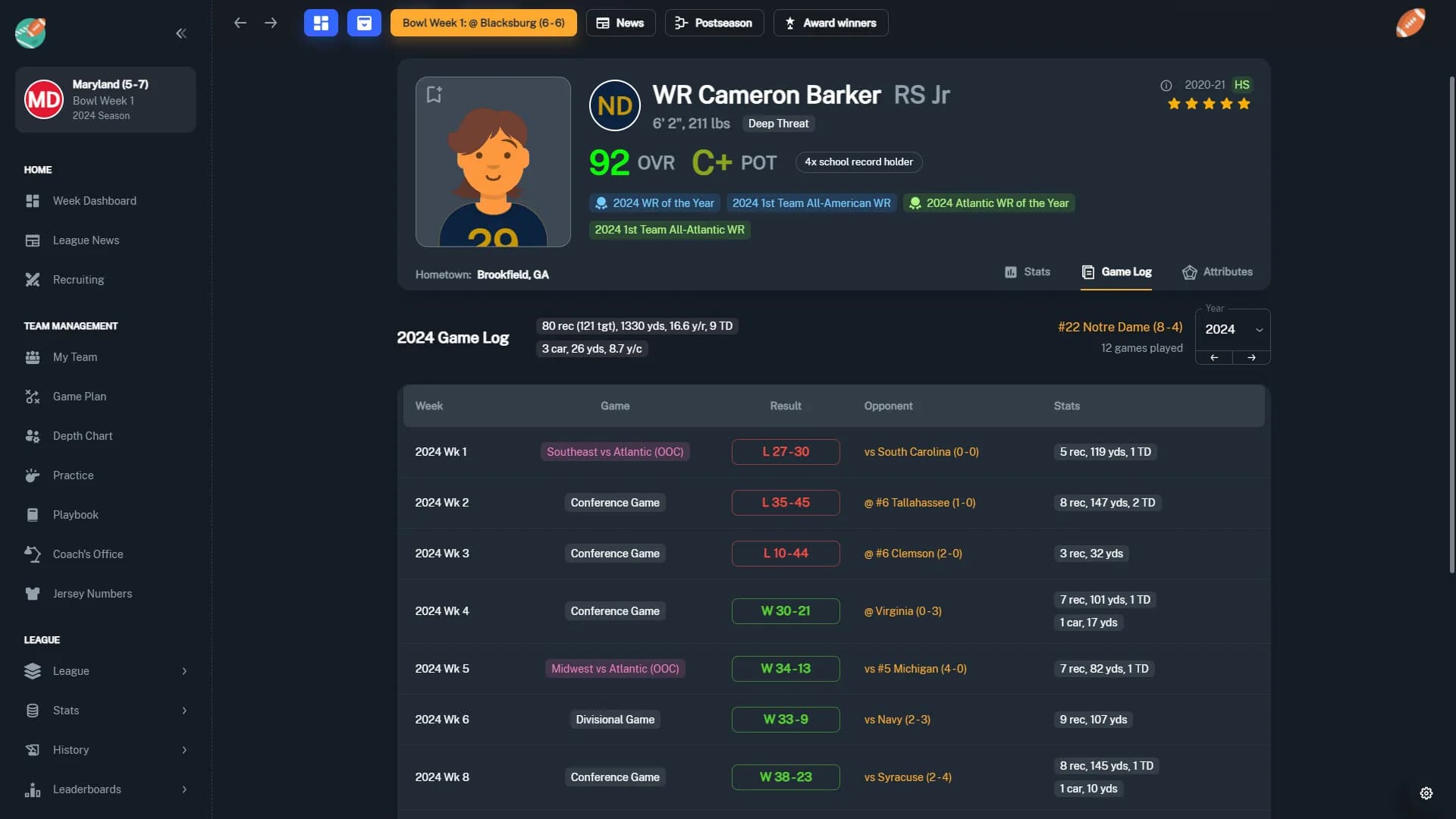 Football Coach: College Dynasty görsel 17