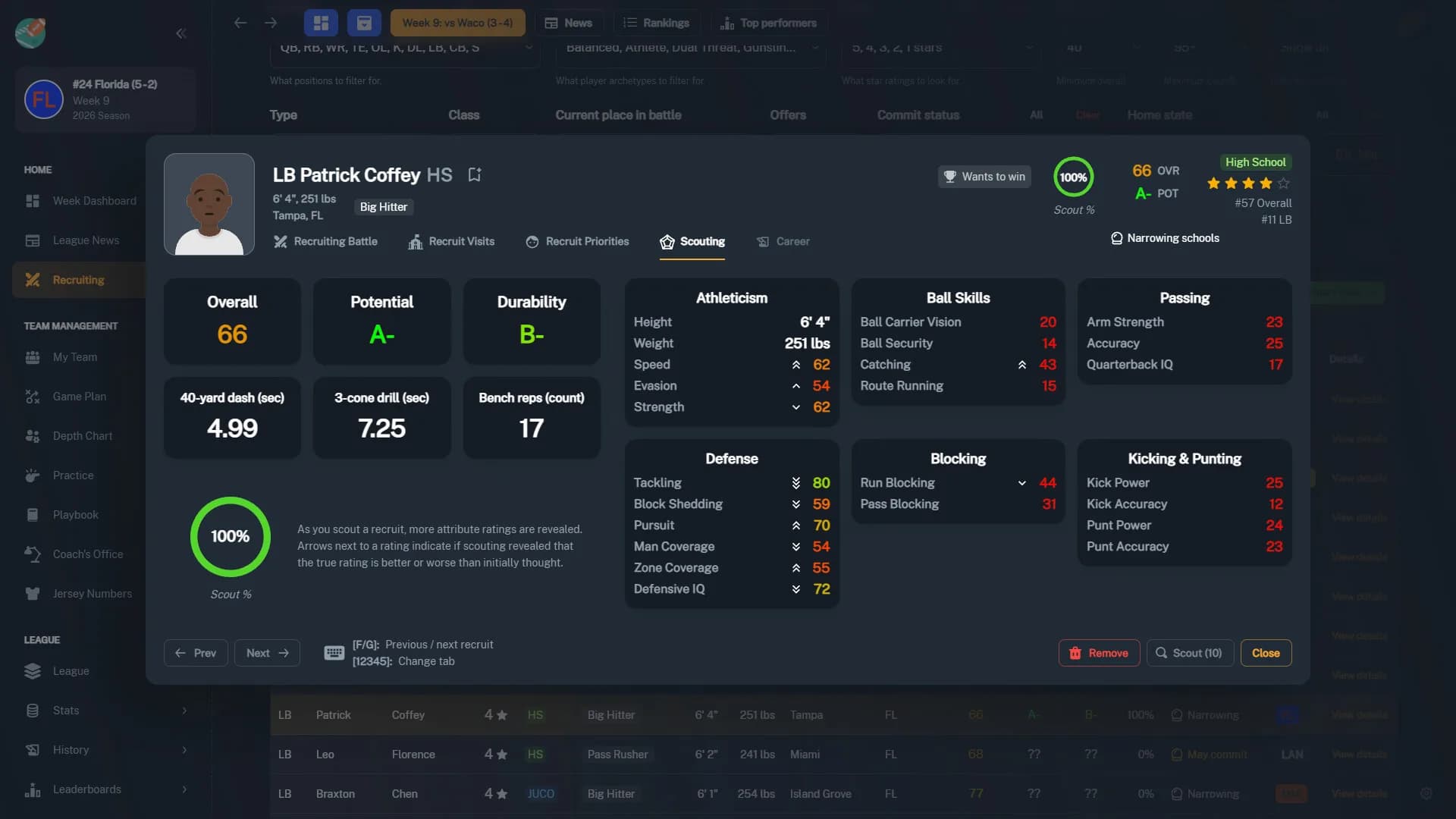 Football Coach: College Dynasty görsel 4