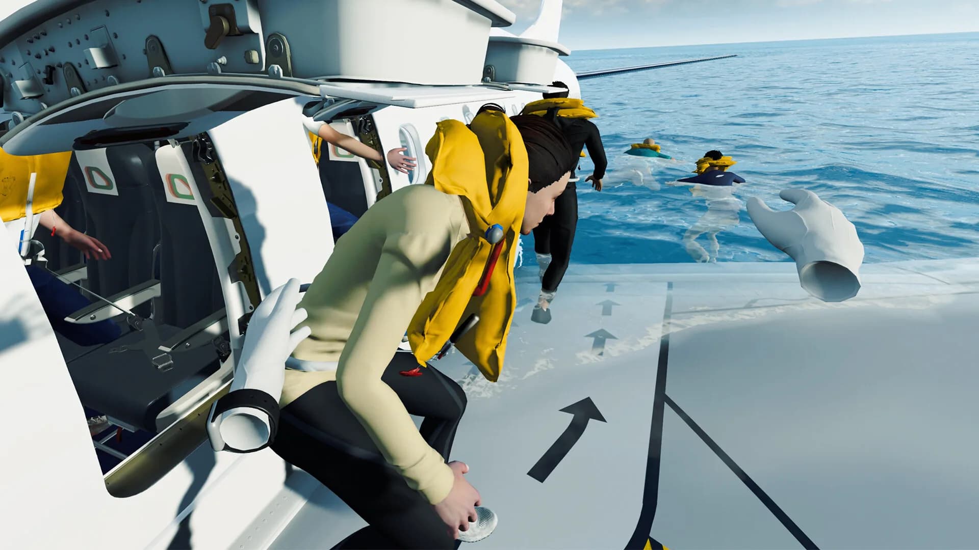 Airline Flight Attendant Simulator VR görsel 3