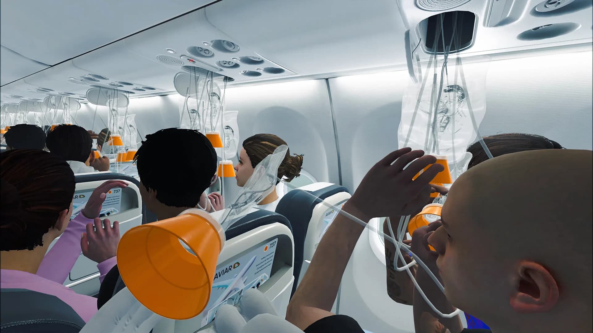 Airline Flight Attendant Simulator VR görsel 7