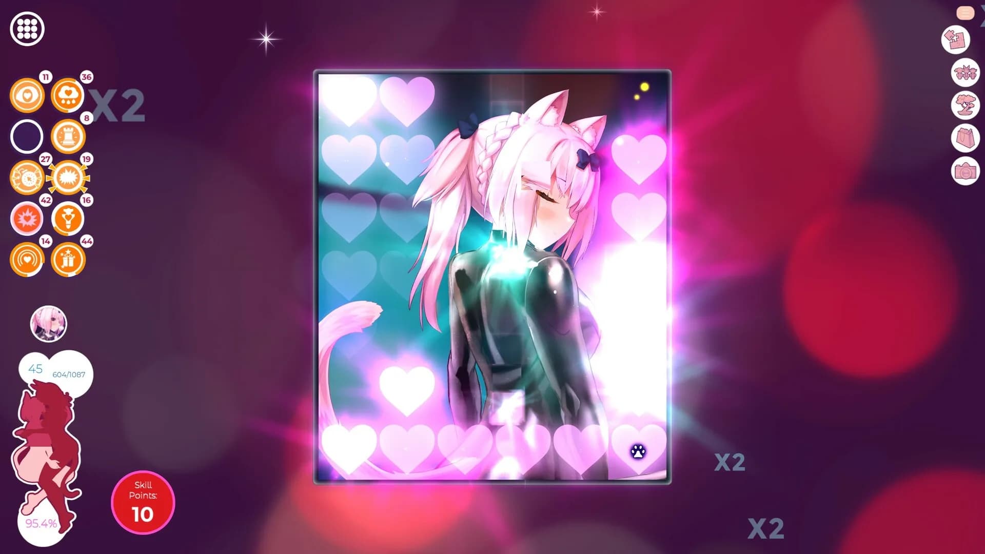 Mosaique Neko Waifus 5 görsel 2